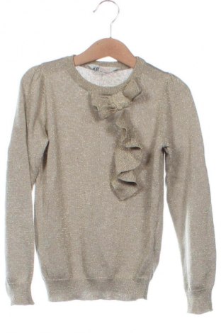Kinderpullover H&M, Größe 4-5y/ 110-116 cm, Farbe Golden, Preis € 8,70