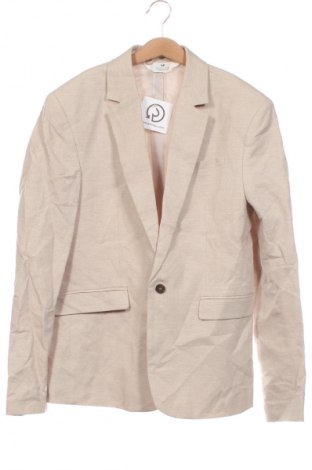 Kindersakko H&M, Größe 12-13y/ 158-164 cm, Farbe Beige, Preis € 22,99