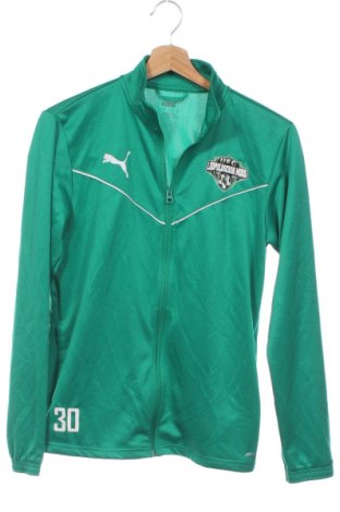 Dziecięca sportowa bluza PUMA, Rozmiar 12-13y/ 158-164 cm, Kolor Zielony, Cena 79,99 zł