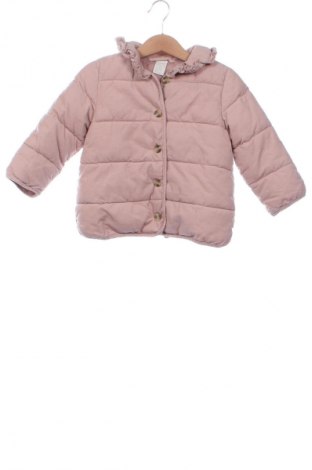 Dětská bunda  H&M, Velikost 1-2m/ 50-56 cm, Barva Popelavě růžová, Cena  249,00 Kč