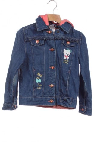 Παιδικό μπουφάν Hello Kitty, Μέγεθος 4-5y/ 110-116 εκ., Χρώμα Μπλέ, Τιμή 16,00 €