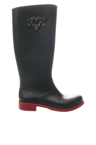 Гумени ботуши Moschino, Μέγεθος 36, Χρώμα Μαύρο, Τιμή 86,24 €