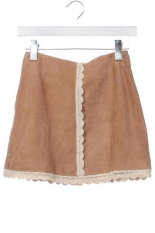 Skórzana spódnica Daahls by Emma Roberts, Rozmiar XS, Kolor Brązowy, Cena 514,99 zł