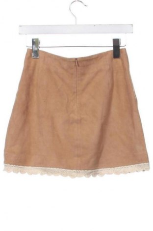 Skórzana spódnica Daahls by Emma Roberts, Rozmiar XS, Kolor Brązowy, Cena 514,99 zł