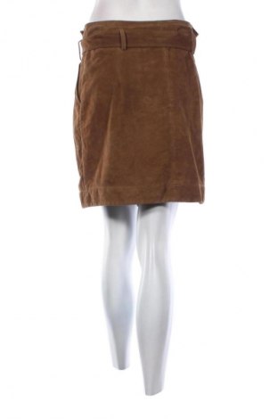 Skórzana spódnica Sezane, Rozmiar XL, Kolor Brązowy, Cena 409,12 zł