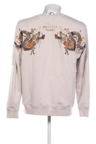 Herren Shirt Alpha Industries, Größe L, Farbe Beige, Preis € 78,99