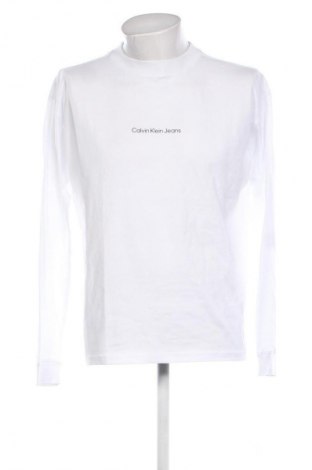 Bluză de bărbați Calvin Klein Jeans, Mărime S, Culoare Alb, Preț 304,99 Lei