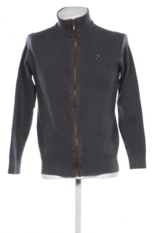 Herren Strickjacke Jacey Quinn, Größe M, Farbe Grau, Preis 42,99 €