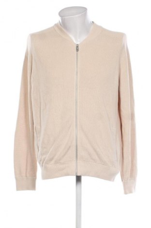 Herren Strickjacke Massimo Dutti, Größe L, Farbe Beige, Preis 42,99 €