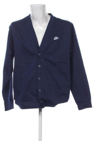 Jachetă tricotată de bărbați Nike, Mărime L, Culoare Albastru, Preț 457,99 Lei
