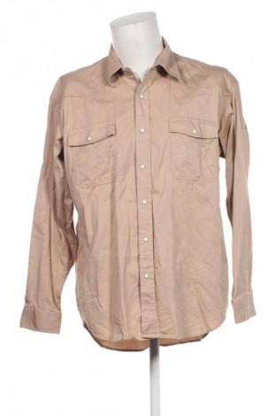 Herrenhemd Clique, Größe L, Farbe Beige, Preis € 14,96