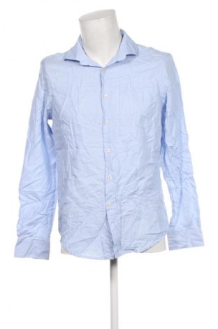 Herrenhemd Cotton&silk, Größe L, Farbe Blau, Preis 20,99 €