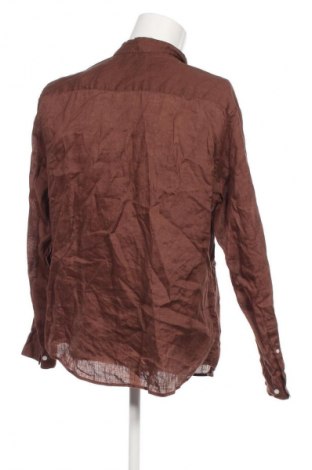 Мъжка риза H&M, Размер L, Цвят Кафяв, Цена 29,01 лв.