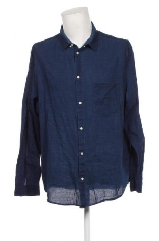 Мъжка риза H&M, Размер XXL, Цвят Син, Цена 28,43 лв.