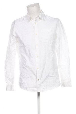 Ανδρικό πουκάμισο Jack & Jones, Μέγεθος L, Χρώμα Λευκό, Τιμή 52,99 €