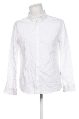 Ανδρικό πουκάμισο Jack & Jones, Μέγεθος L, Χρώμα Λευκό, Τιμή 21,99 €