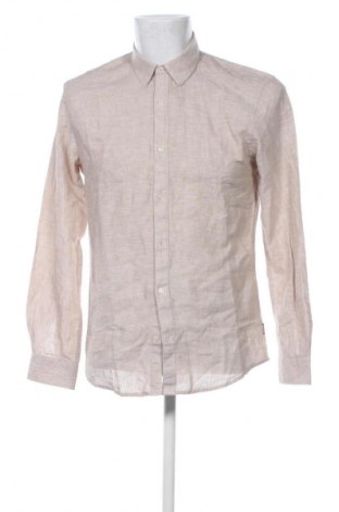 Herrenhemd Only & Sons, Größe M, Farbe Beige, Preis 31,99 €
