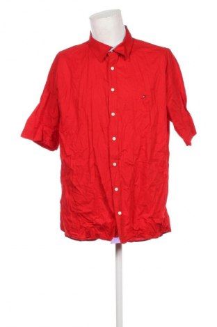 Męska koszula Tommy Hilfiger, Rozmiar 5XL, Kolor Czerwony, Cena 564,99 zł