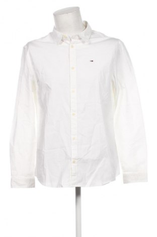 Herrenhemd Tommy Jeans, Größe XL, Farbe Weiß, Preis 96,99 €