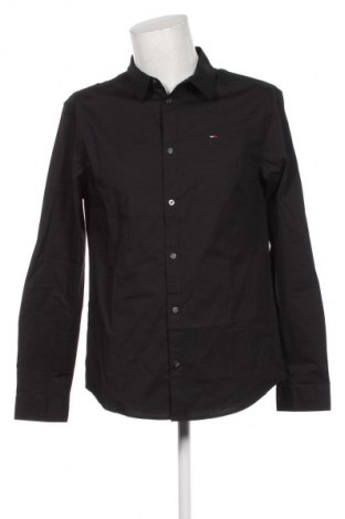 Ανδρικό πουκάμισο Tommy Jeans, Μέγεθος L, Χρώμα Μαύρο, Τιμή 89,99 €