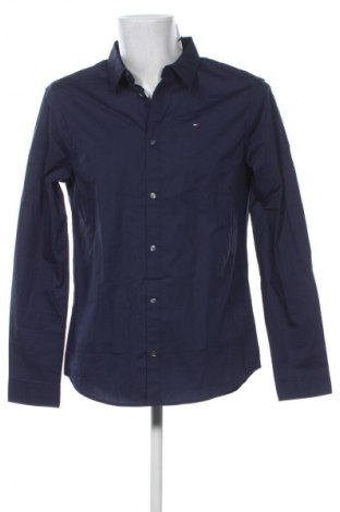 Męska koszula Tommy Jeans, Rozmiar L, Kolor Niebieski, Cena 459,99 zł