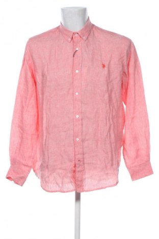 Мъжка риза U.S. Polo Assn., Размер L, Цвят Червен, Цена 127,99 лв.