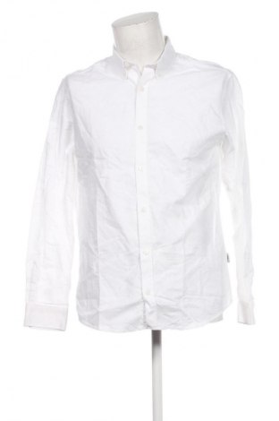 Ανδρικό πουκάμισο Unbranded, Μέγεθος L, Χρώμα Λευκό, Τιμή 18,99 €