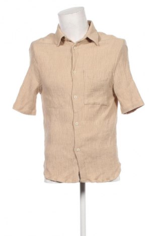 Herrenhemd Zara, Größe M, Farbe Beige, Preis 18,99 €