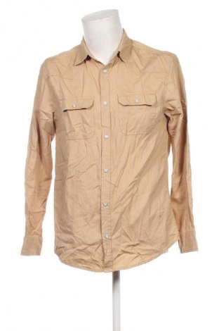 Herrenhemd Zara, Größe L, Farbe Beige, Preis 23,99 €