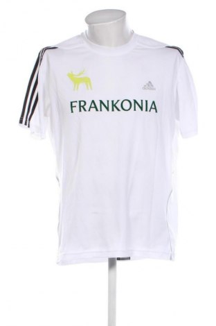 Ανδρικό t-shirt Adidas, Μέγεθος XL, Χρώμα Λευκό, Τιμή 17,99 €