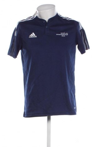 Herren T-Shirt Adidas, Größe M, Farbe Blau, Preis € 16,99