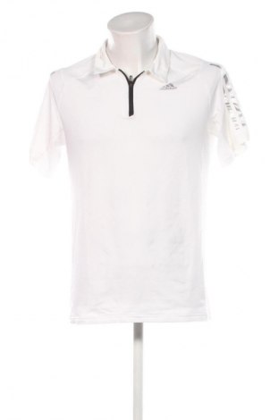 Herren T-Shirt Adidas, Größe M, Farbe Weiß, Preis 18,99 €