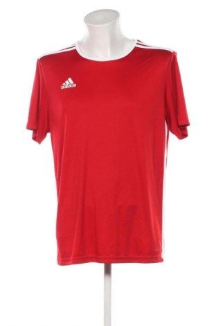 Herren T-Shirt Adidas, Größe XL, Farbe Rot, Preis € 18,99