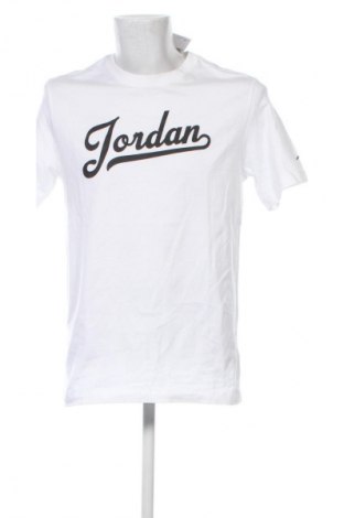 Tricou de bărbați Air Jordan Nike, Mărime M, Culoare Alb, Preț 234,99 Lei