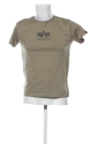 Herren T-Shirt Alpha Industries, Größe S, Farbe Grün, Preis 18,99 €