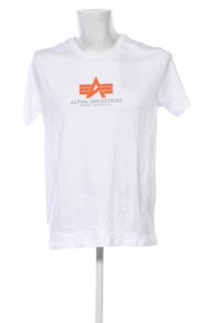 Ανδρικό t-shirt Alpha Industries, Μέγεθος L, Χρώμα Λευκό, Τιμή 39,99 €