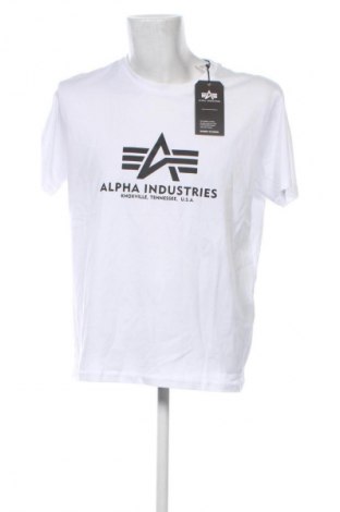Pánske tričko  Alpha Industries, Veľkosť XL, Farba Biela, Cena  36,95 €