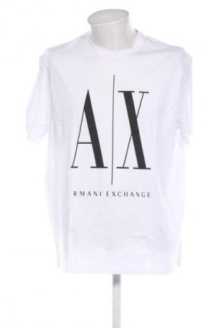 Pánske tričko  Armani Exchange, Veľkosť XXL, Farba Biela, Cena  45,95 €