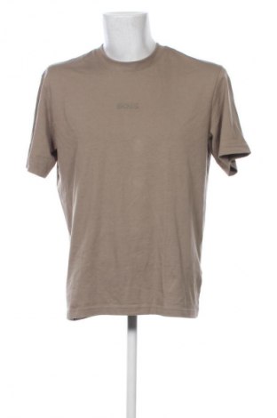 Męski T-shirt BOSS, Rozmiar M, Kolor Beżowy, Cena 374,99 zł
