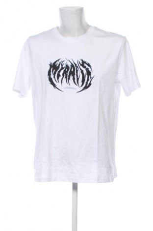 Męski T-shirt Bershka, Rozmiar L, Kolor Biały, Cena 101,99 zł