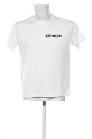 Tricou de bărbați Bershka, Mărime M, Culoare Alb, Preț 101,99 Lei