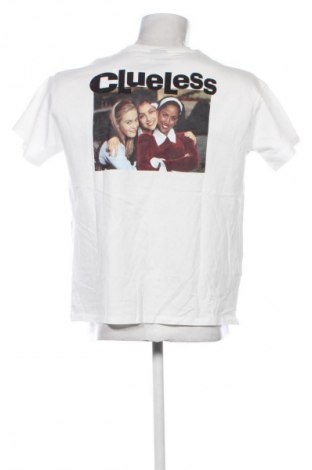 Tricou de bărbați Bershka, Mărime M, Culoare Alb, Preț 101,99 Lei
