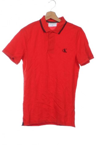 Tricou de bărbați Calvin Klein Jeans, Mărime XS, Culoare Roșu, Preț 156,99 Lei