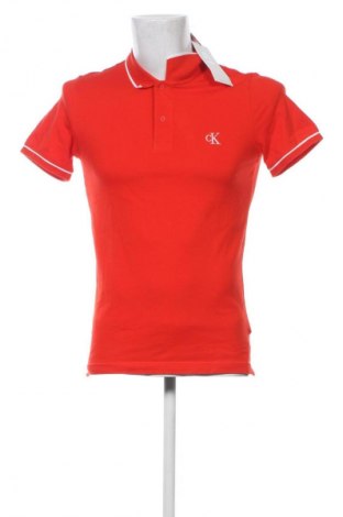 Herren T-Shirt Calvin Klein Jeans, Größe M, Farbe Orange, Preis 74,99 €