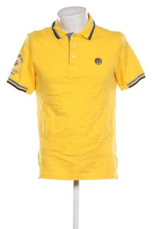 Ανδρικό t-shirt Cotton&silk, Μέγεθος L, Χρώμα Κίτρινο, Τιμή 12,99 €