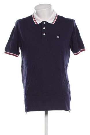 Ανδρικό t-shirt Cotton&silk, Μέγεθος L, Χρώμα Μπλέ, Τιμή 19,99 €