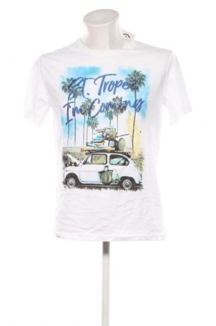 Męski T-shirt Dressmann, Rozmiar L, Kolor Biały, Cena 111,99 zł