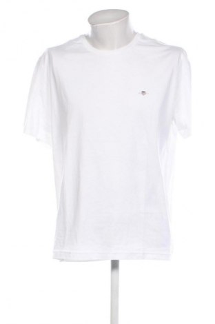 Мъжка тениска Gant, Размер XL, Цвят Бял, Цена 87,99 лв.