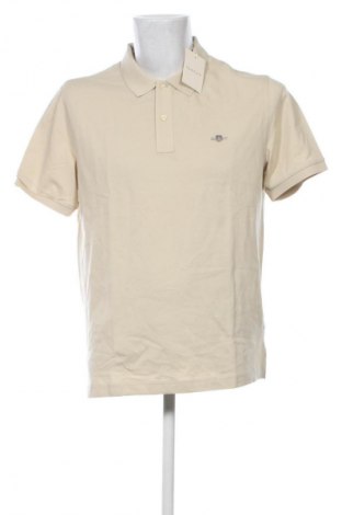 Tricou de bărbați Gant, Mărime L, Culoare Bej, Preț 405,99 Lei