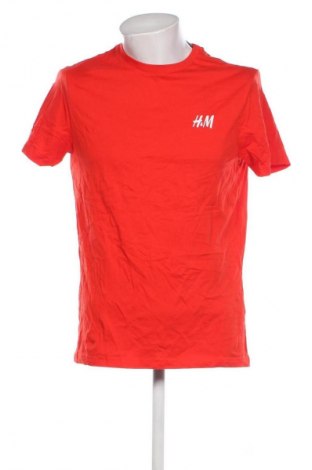 Tricou de bărbați H&M, Mărime M, Culoare Roșu, Preț 61,99 Lei